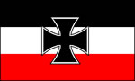 Imperial German Navy WW I Iron Cross Jack Flag